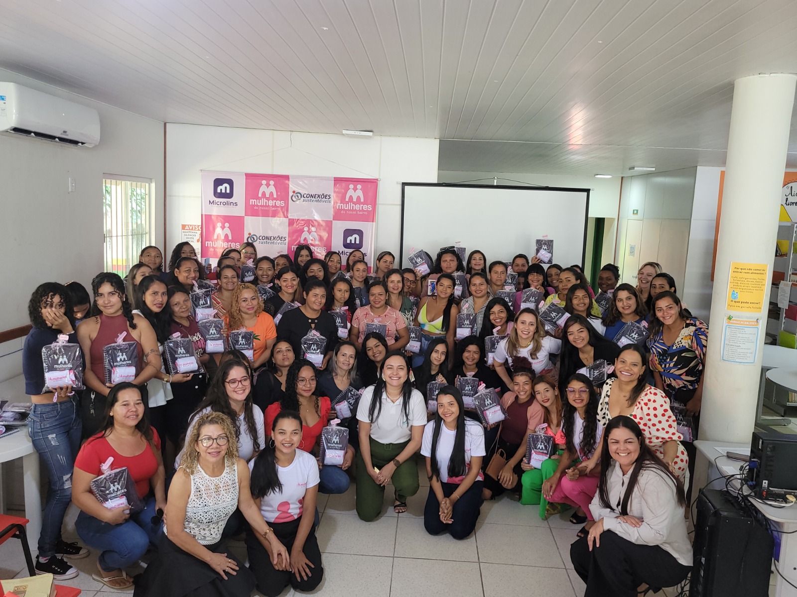 Projeto que incentiva o desenvolvimento digital de mulheres, selecionado na Plataforma Conexões Sustentáveis, inicia formação em Barcarena